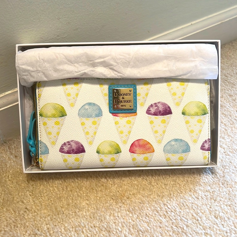 Dooney & Bourke Snow Cone Wristlet